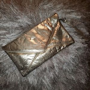 ALDO Gold wristlet